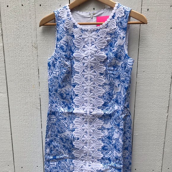 Lilly Pulitzer Dresses & Skirts - NWT Lilly Pulitzer Melani Shift Coastal Blue